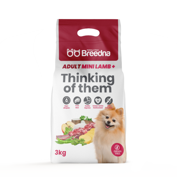 Adult MINI Lamb+ Hipoalergiczna karma dla psów małych ras z jagnięciną - 3kg