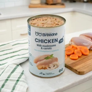 Puszka Breedna - mokra karma z kurczakiem 400g