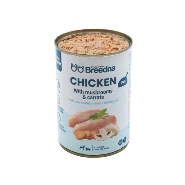 BREEDNA w PUSZCE Mokra karma z kurczakiem - 400g