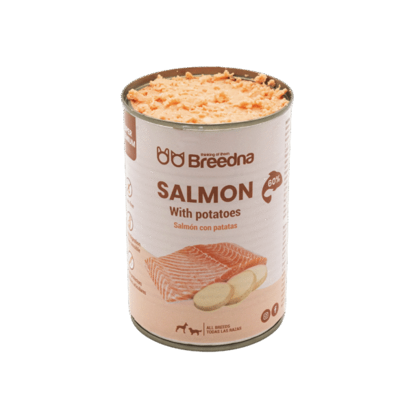 BREEDNA w PUSZCE Mokra karma z łososiem - 400g
