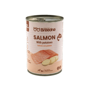 BREEDNA w PUSZCE Mokra karma z łososiem - pakiet 12x400g